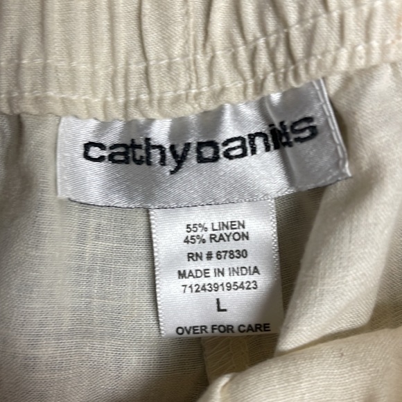 Cathy Daniel’s Linen blend pants - Picture 2 of 4